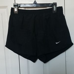 Girls black Nike shorts